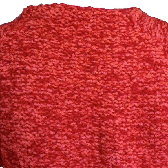 Saks VTG 60s Wool Sweater Mock Neck Boxy Fit Twee Mad Men 3/4 Sleeve Turtleneck - Picture 8 of 13